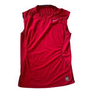 Nike Men’s pro combat lightweight dri-fit red tank sports top size M